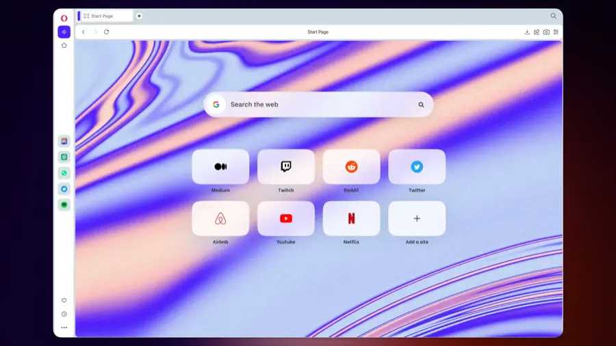 Opera - Opera Browser Screenshot 01 Opera - Opera Browser Screenshot 01