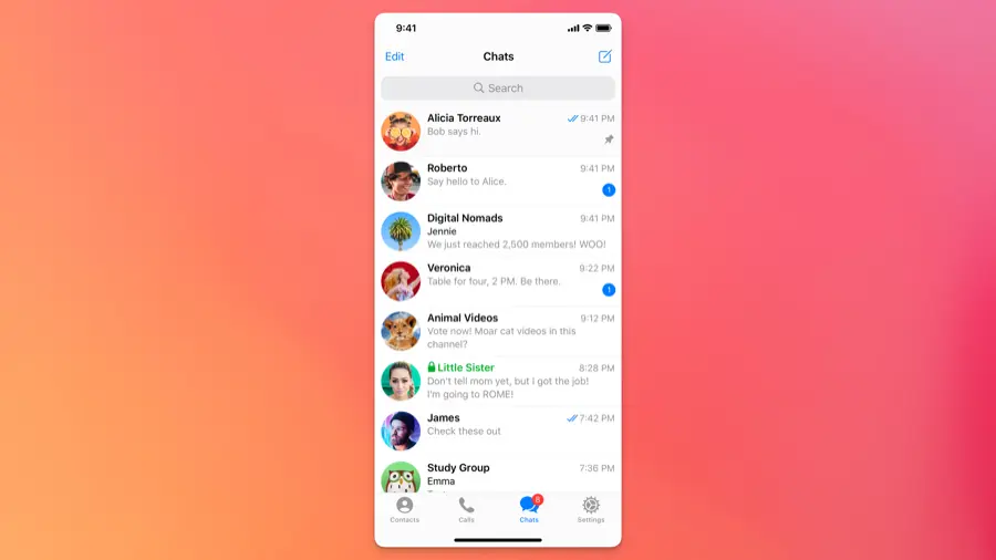 Telegram - Telegram Screenshot 01 Telegram - Telegram Screenshot 01